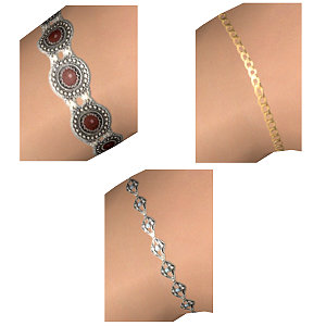 Bracelet made of silver and gold, the perfect accessories to finish your look