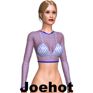 Fishnet bikini top, From joehot