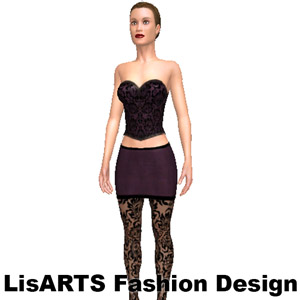 Sexy costume set, From LisARTS Fashion Design