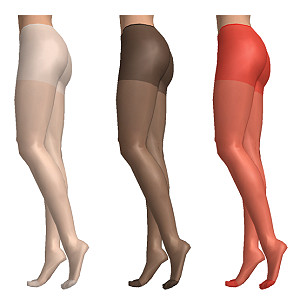 Pantyhose in different colors, elegant and sexy under your skirt