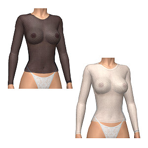 Semi-transparent luxury shirt, perfect wear for flirting women