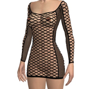 Sexy net dress