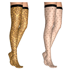 Stockings with pattern, Stockings with pattern for special occasions