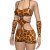 Sexy costume, With giraffe pattern