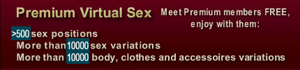 50 sex positions, More than 300 sex variations, More than 1000 body, clothes and accessoires variations